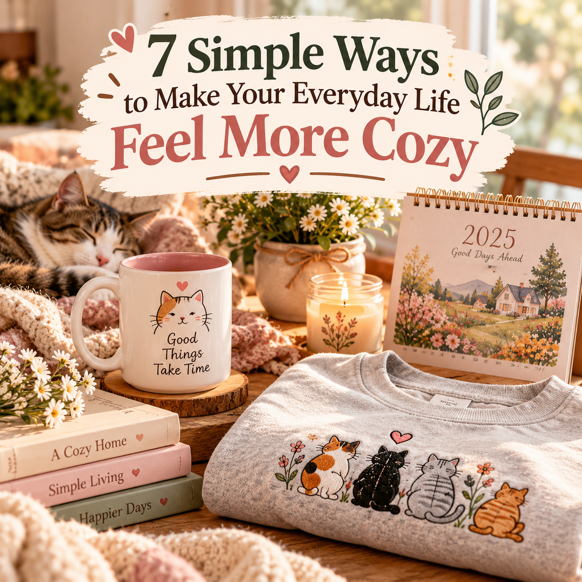 7 Simple Ways to Make Your Everyday Life Feel More Cozy