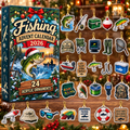 Fishing Christmas Advent Calendar 2026 HG Acrylic Ornament Countdown Blind Box Holiday Gift