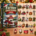 Farmer Christmas  HG Advent Calendar 2026 Acrylic Ornament Countdown Blind Box Holiday Gift