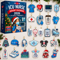 Icu Nurse Advent Calendar HG , Acrylic Ornament Countdown Blind Box Holiday Gift