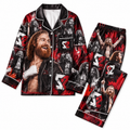 Sami Zayn Pajamas Set Couple Pajamas WWE HG AI Matching Pajamas WRESTLER Pj Set Gift For Girlfriend