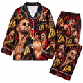 LA Knight Pajamas Set Couple Pajamas WWE HG AI Matching Pajamas WRESTLER Pj Set Gift For Girlfriend
