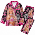 Tiffany Stratton Pajamas Set Couple Pajamas WWE HG AI Matching Pajamas WRESTLER Pj Set Gift For Girlfriend