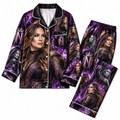 Nia Jax Pajamas Set Couple Pajamas WWE HG AI Matching Pajamas WRESTLER Pj Set Gift For Girlfriend
