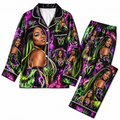 Naomi Pajamas Set Couple Pajamas WWE HG AI Matching Pajamas WRESTLER Pj Set Gift For Girlfriend