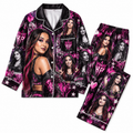 Roxanne Perez Pajamas Set Couple Pajamas WWE HG AI Matching Pajamas WRESTLER Pj Set Gift For Girlfriend