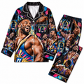 Big E Pajamas Set Couple Pajamas WWE HG AI Matching Pajamas WRESTLER Pj Set Gift For Girlfriend