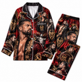 Andrade Pajamas Set Couple Pajamas WWE HG AI Matching Pajamas WRESTLER Pj Set Gift For Girlfriend
