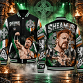 Sheamus WWE Baseball Jacket HG AI Adult and Kid size HG Varsity Jacket