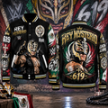 Rey Mysterio WWE Baseball Jacket HG AI Adult and Kid size HG Varsity Jacket