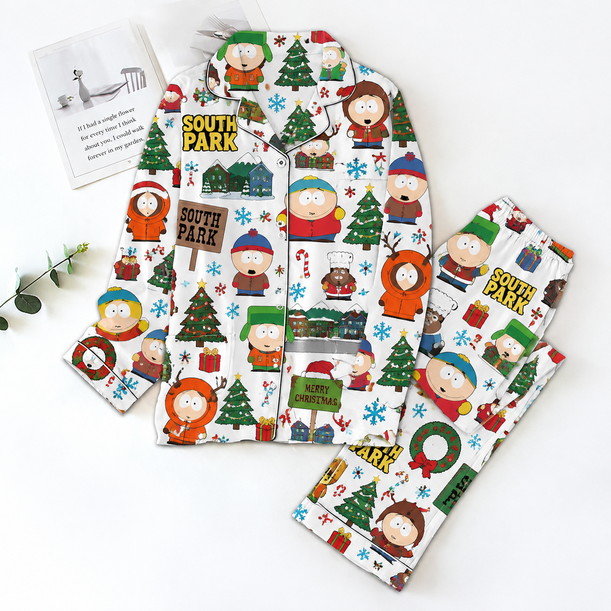 South Park Pyjama Pajamas Set HG AI Christmas Family Matching Pajamas