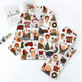 King of the Hill Pyjama Pajamas Set HG AI Christmas Family Matching Pajamas