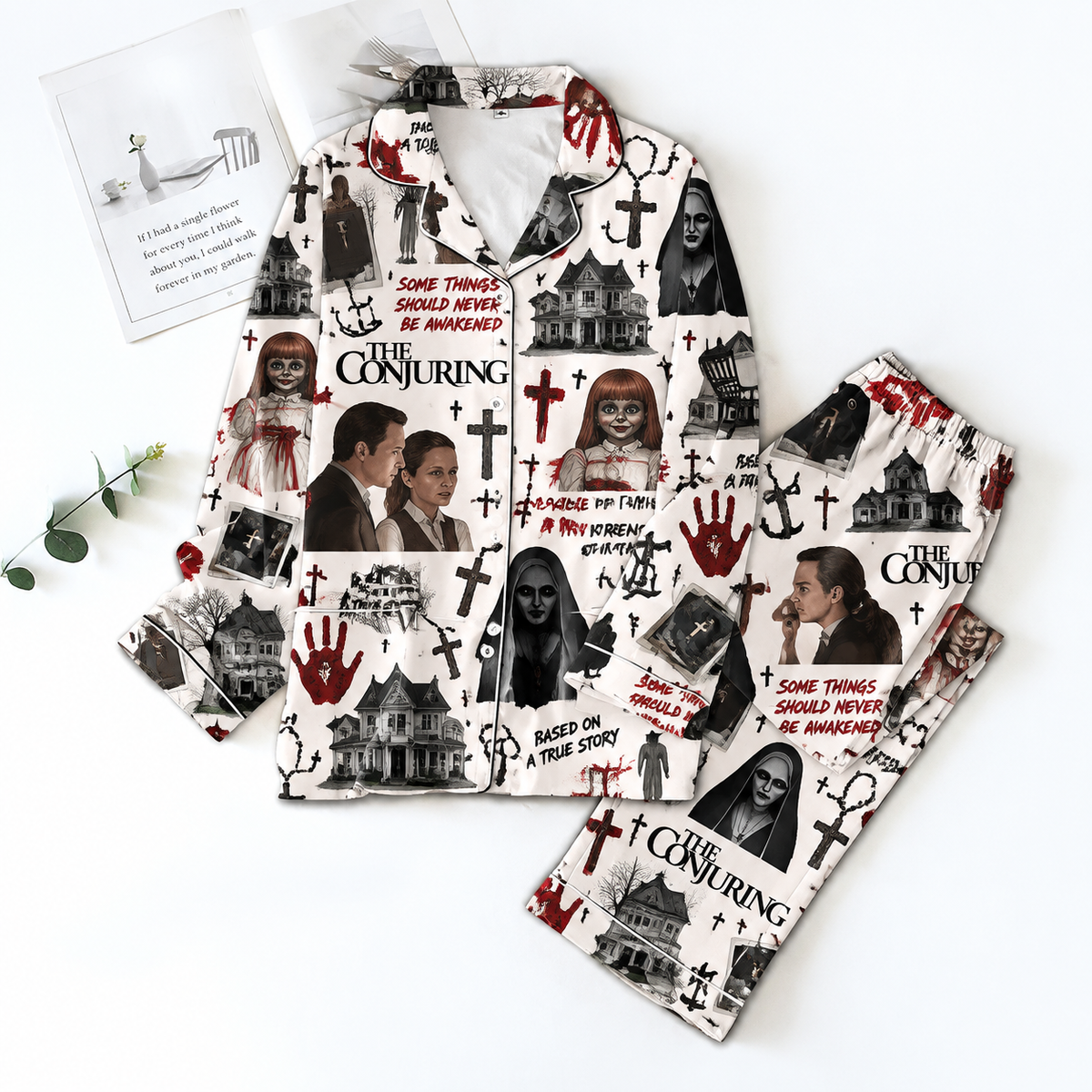 The Conjuring Pyjama Pajamas Set HG AI Christmas Family Matching Pajamas