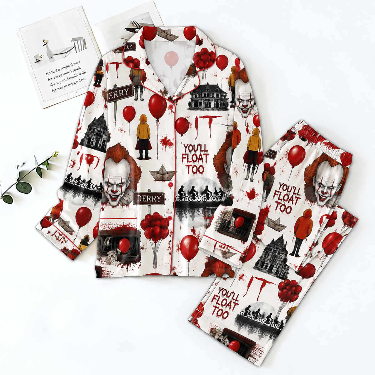 IT Pyjama Pajamas Set HG AI Christmas Family Matching Pajamas