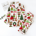 How the Grinch Stole Christmas Pyjama Pajamas Set HG AI Christmas Family Matching Pajamas