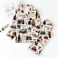 Gossip Girl Pyjama Pajamas Set HG AI Christmas Family Matching Pajamas