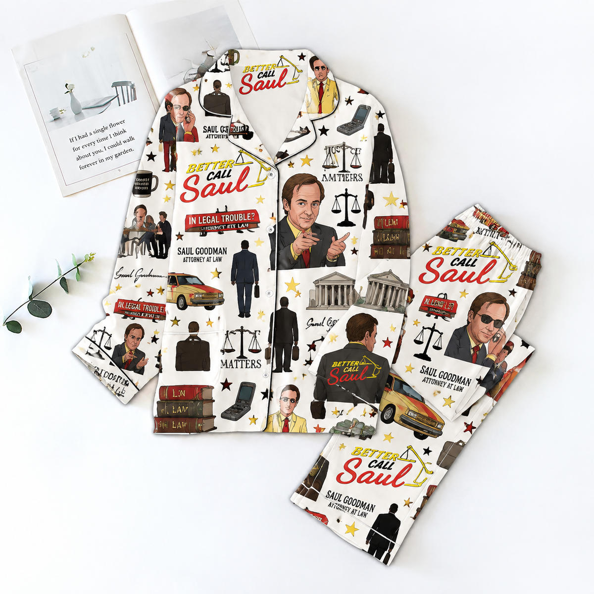 Better Call Saul Pyjama Pajamas Set HG AI Christmas Family Matching Pajamas