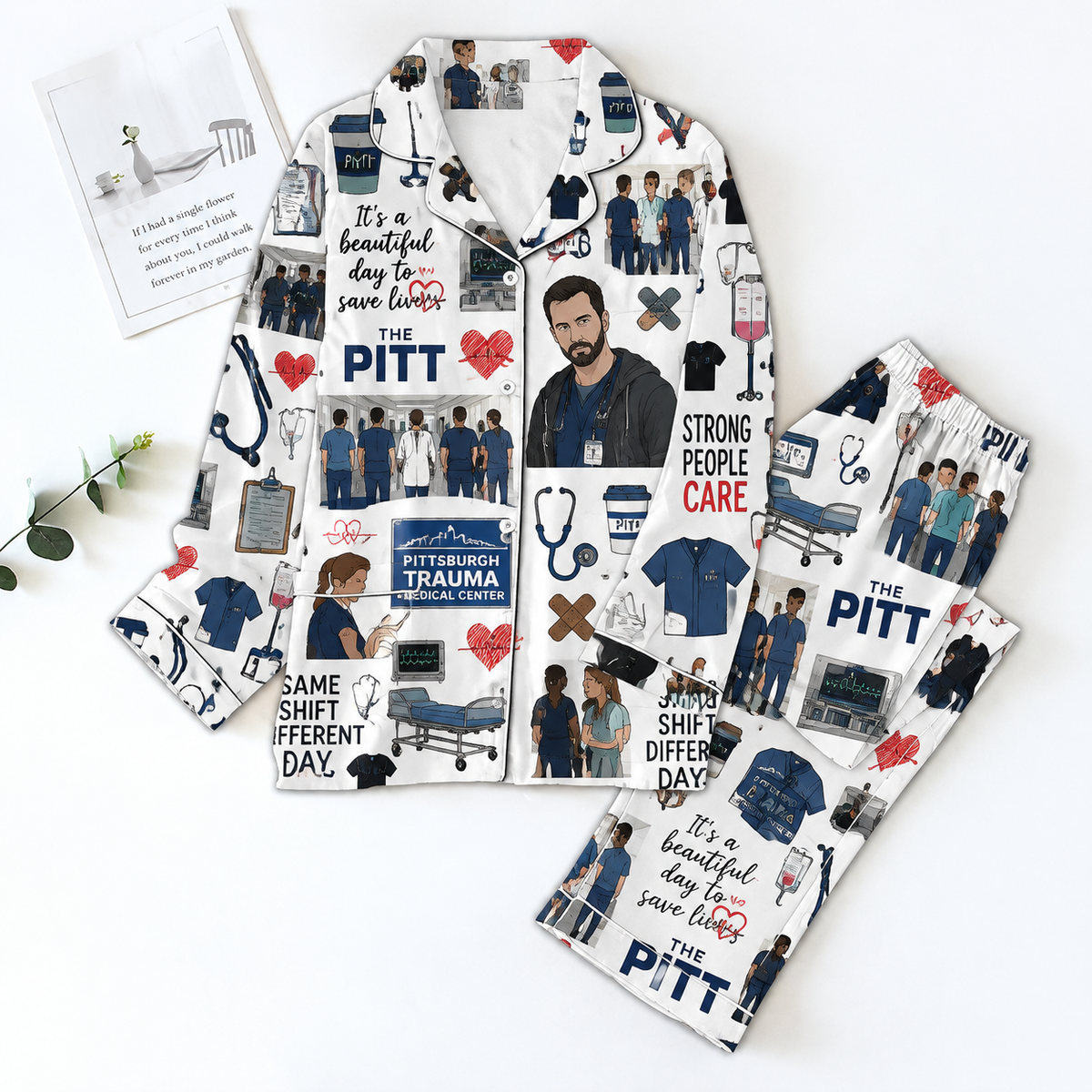 The Pitt Pyjama Pajamas Set HG AI Christmas Family Matching Pajamas