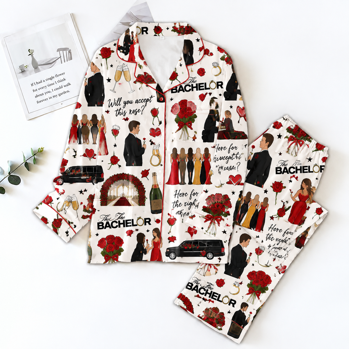 The Bachelor Pyjama Pajamas Set HG AI Christmas Family Matching Pajamas