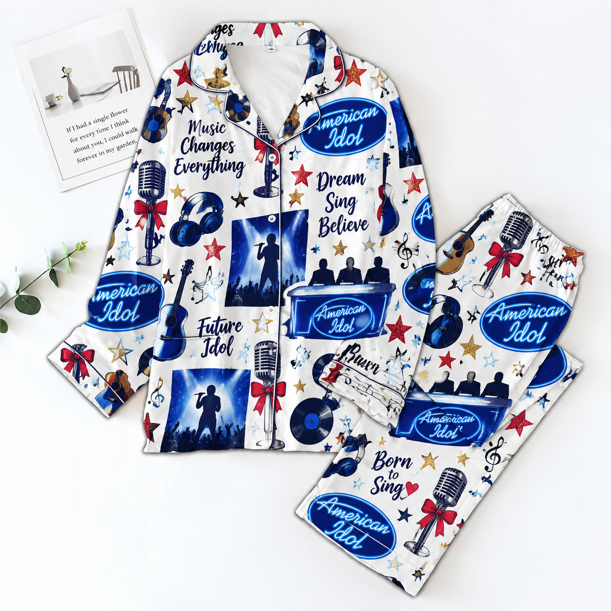 American Idol Pyjama Pajamas Set HG AI Christmas Family Matching Pajamas