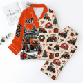 Kioti Pyjama Pajamas Set HG AI Gift For Farmer Christmas Family Matching Pajamas
