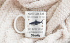 Shark Gift - Shark Mug - Funny Shark Gifts - Shark Lover Gift - Shark Gift Idea - Shark Coffee Cup - Funny Mugs - Fathers Day Gift LTN