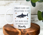 Shark Gift - Shark Mug - Funny Shark Gifts - Shark Lover Gift - Shark Gift Idea - Shark Coffee Cup - Funny Mugs - Fathers Day Gift LTN