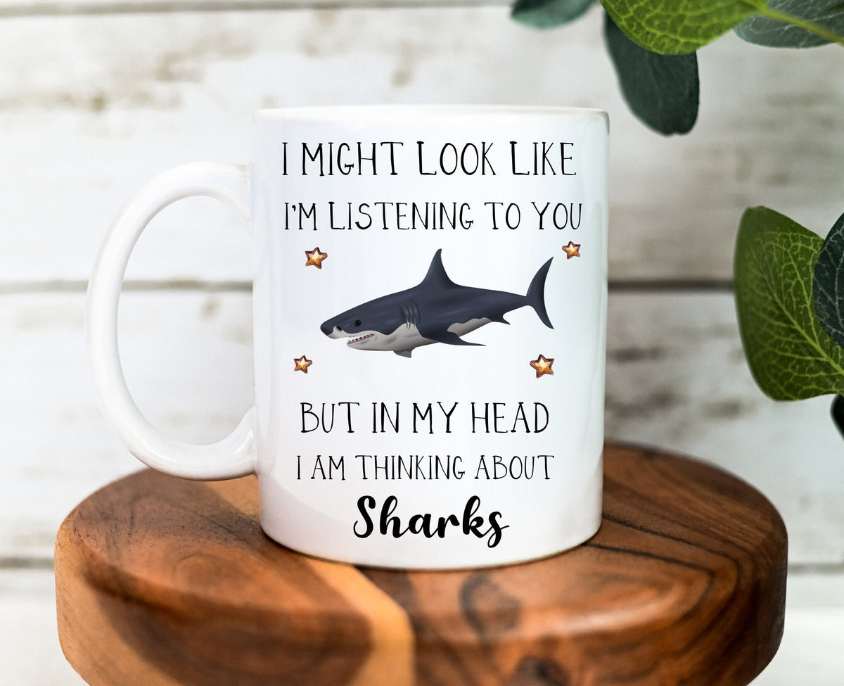 Shark Gift - Shark Mug - Funny Shark Gifts - Shark Lover Gift - Shark Gift Idea - Shark Coffee Cup - Funny Mugs - Fathers Day Gift LTN