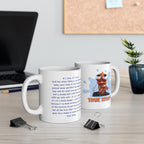 Shark Tale Shrimp 'True Story' Monologue Mug - Funny Mug - Gifts for Her - Humour Mug - Gifts for Him - Novelty - TikTok Meme - 11oz/15oz Mug LTN