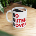No Nutella November - Humour Mug, Funny Joke Pun, Nutella Lover, NNN, Chocolate Addict, Statement Cup, Gift Idea, 11oz, 15oz LTN