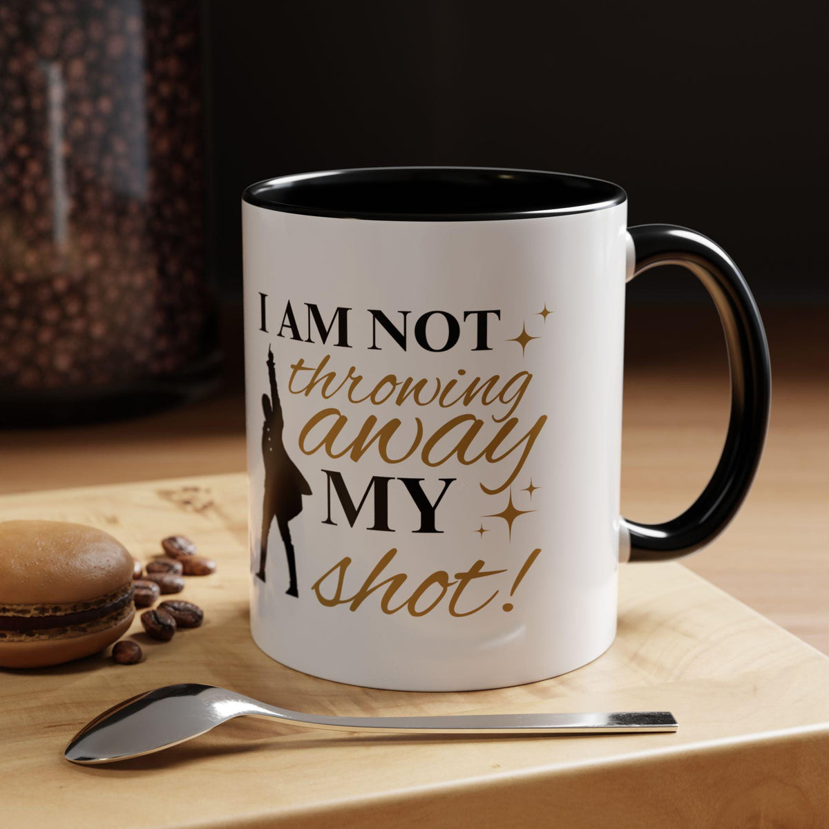 Hamilton The Musical Accent Coffee Mug | Broadway Coffee Mug | Musical Theatre Mug | I Am Not Throwing Away My Shot Mug | Broadway Merch LTN