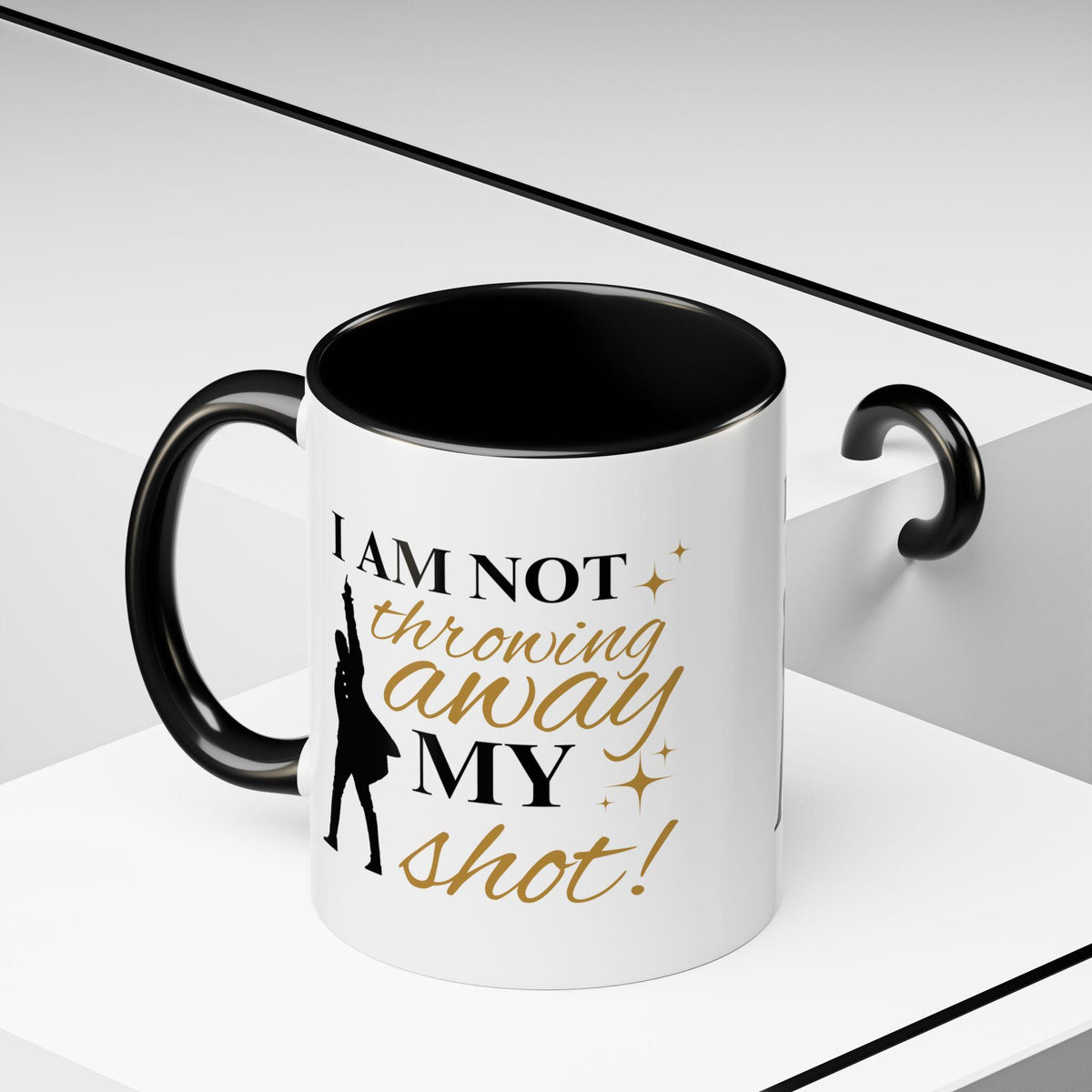 Hamilton The Musical Accent Coffee Mug | Broadway Coffee Mug | Musical Theatre Mug | I Am Not Throwing Away My Shot Mug | Broadway Merch LTN