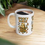 Spooky Nurse Halloween Mug: Funny Fall Coffee Cup for Medical Workers LTN