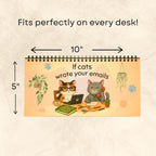 Funny Cat Desk Calendar 2027: Sarcastic Demotivational Office Gift