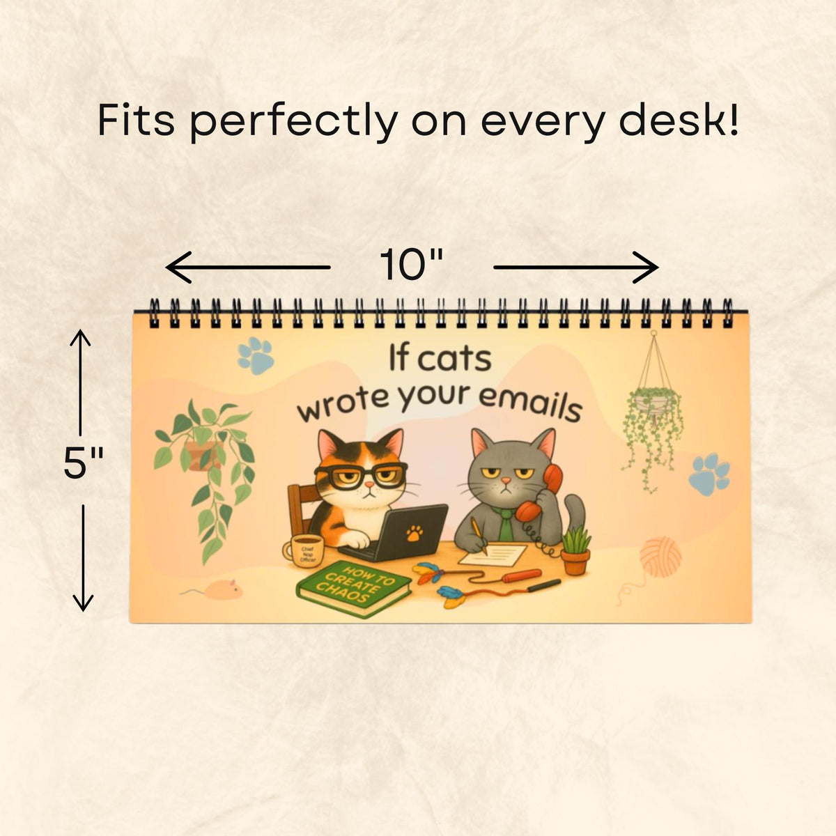 Funny Cat Desk Calendar 2027: Sarcastic Demotivational Office Gift
