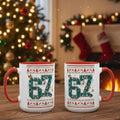 67 Six Seven Christmas mug, Funny Meme 67 Couples Christmas mug, Funny Number Meme mug, Six Seven 6 7 Meme mug LTN