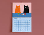 2027 Wall Calendar - Mürri the Grumpy Cat Needs Coffee