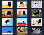 2027 Wall Calendar - Mürri the Grumpy Cat Needs Coffee