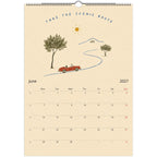 2027 Wall Calendar, Illustrated Wall Calendar