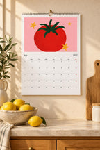 2027 Wall Calendar | Colourful Illustrated Calendar | Modern Art Calendar | Kitchen & Home Office Decor | Gift for Art Lovers