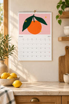 2027 Wall Calendar | Colourful Illustrated Calendar | Modern Art Calendar | Kitchen & Home Office Decor | Gift for Art Lovers