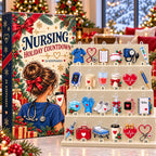 Nursing Christmas Advent Calendar HG, 24 Medical Charms Holiday Countdown Gift 2026